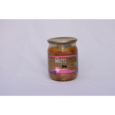 Мясний делікатес HappyPets Сhicken/ Курка 500 гр PREMIUM для кішок с/б Мясний делікатес HappyPets Сhicken/ Курка 500 гр PREMIUM для кішок с/б