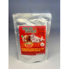 ТМ PROFI FOODS Китайський кукрузний суп-пюре з курею грудкою для Котів та Собак 85гр ТМ PROFI FOODS Китайський кукрузний суп-пюре з курею грудкою для Котів та Собак 85гр
