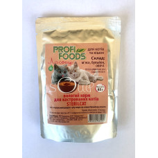 ТМ PROFI FOODS Суп-пюре для СТЕРИЛІЗОВАНИХ кішок 85гр